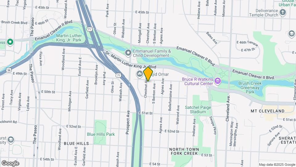 4907 Chestnut Ave Map and Location Details