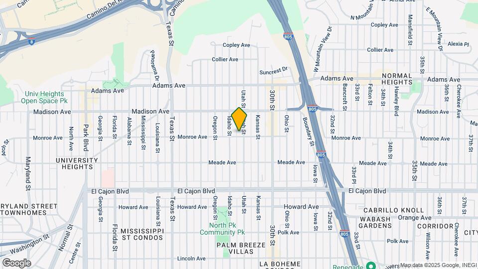 2838 Monroe Ave Map and Location Details