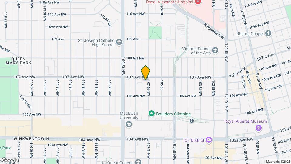 10654 107th St NW Map and Location Details