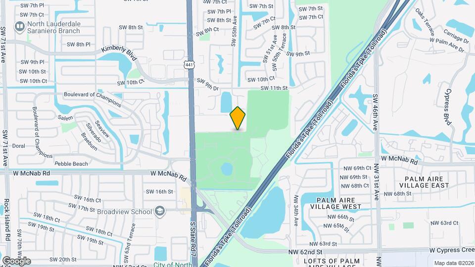 5040 SW 13th St Map and Location Details