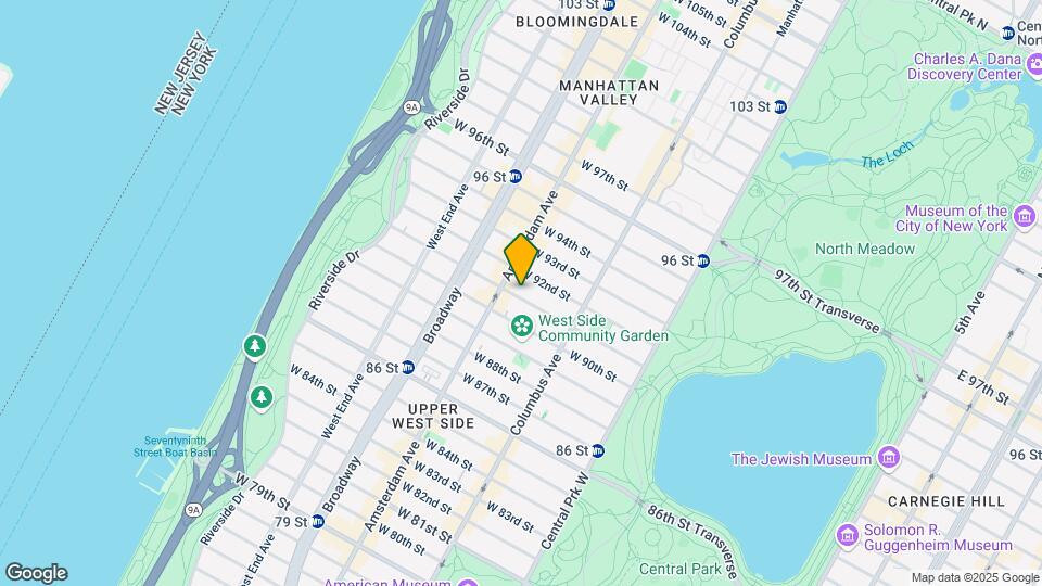 159 W 91st St Map and Location Details