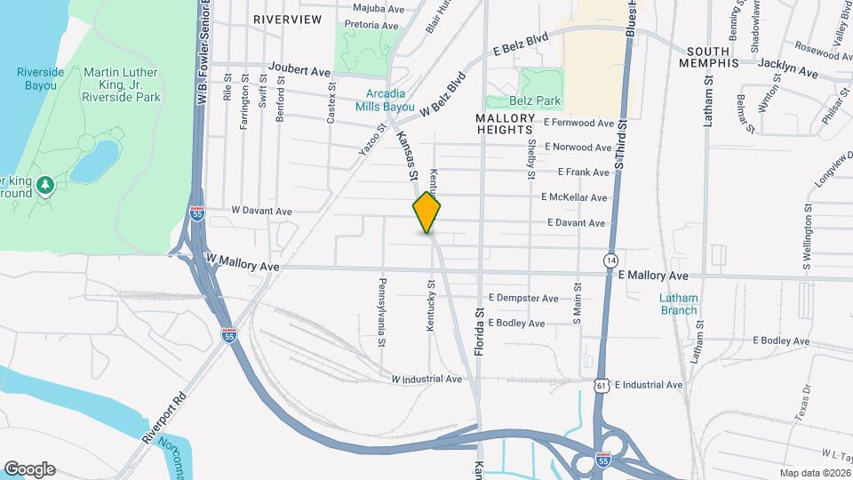 2183 Kansas St Map and Location Details