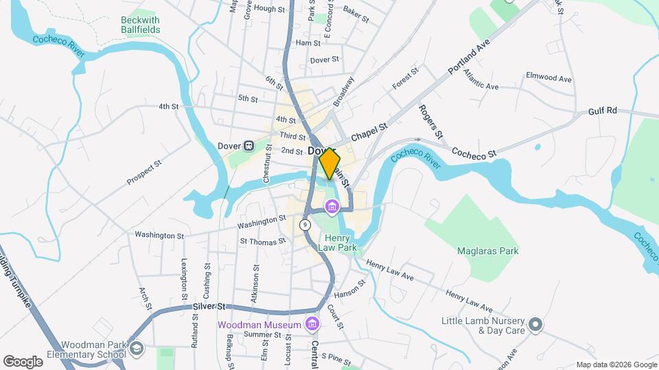 Cocheco Falls Millworks Mapa y Detalles de la Ubicación