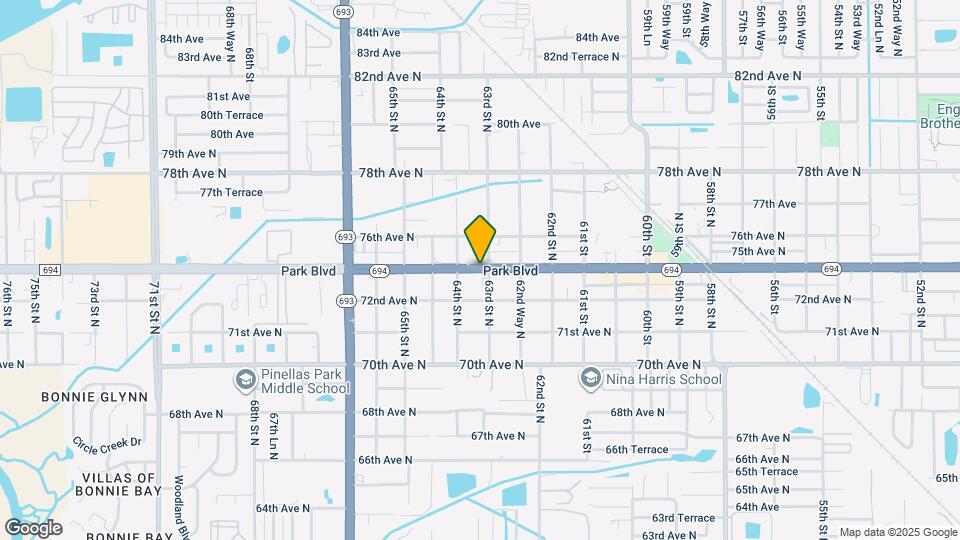 6320 Park Blvd N Map and Location Details