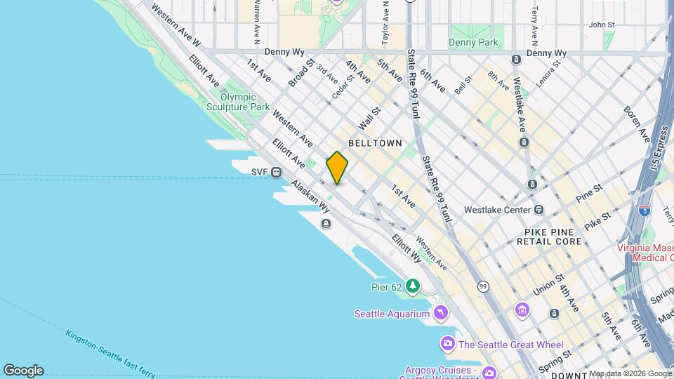 Elliott Bay Plaza Mapa y Detalles de la Ubicación