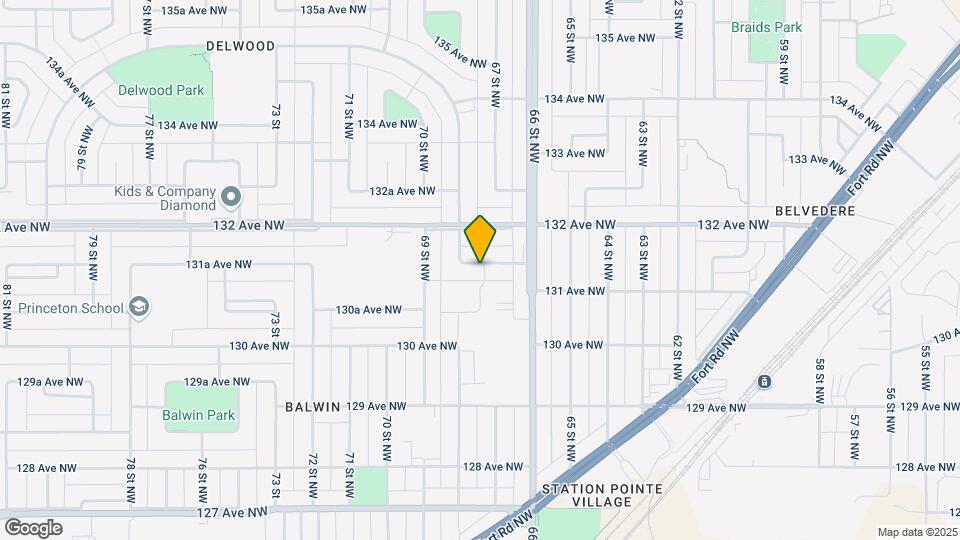 6703 131A Ave NW Map and Location Details