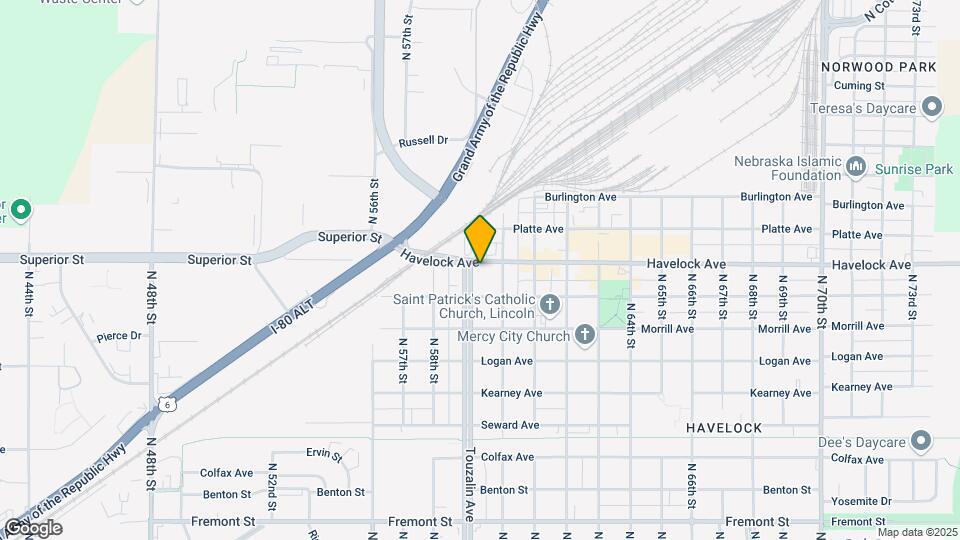 5907 Havelock Ave Map and Location Details
