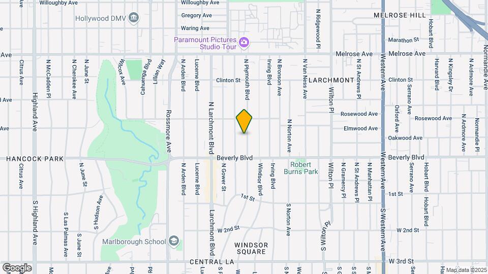 403 N Plymouth Blvd Map and Location Details