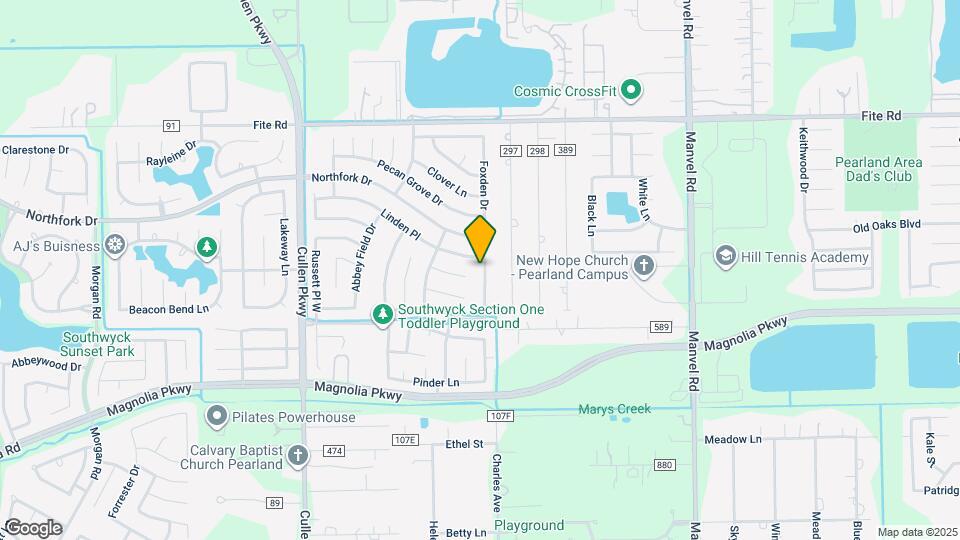 2810 Foxden Dr Map and Location Details