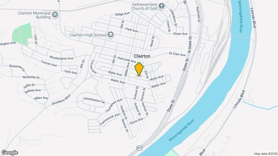 333 Wylie Ave Map and Location Details