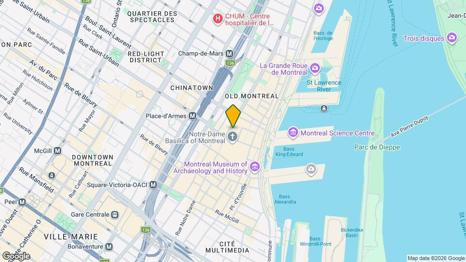 60 Notre-Dame O Map and Location Details