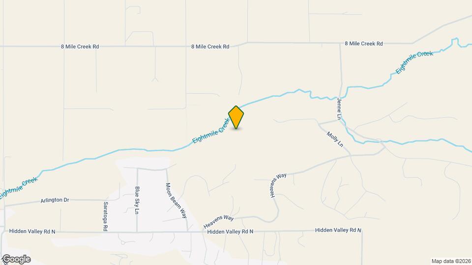 595 Creek Hollow Way Map and Location Details