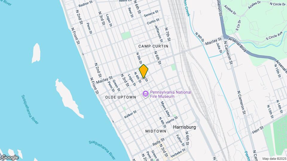 415 Peffer St Map and Location Details