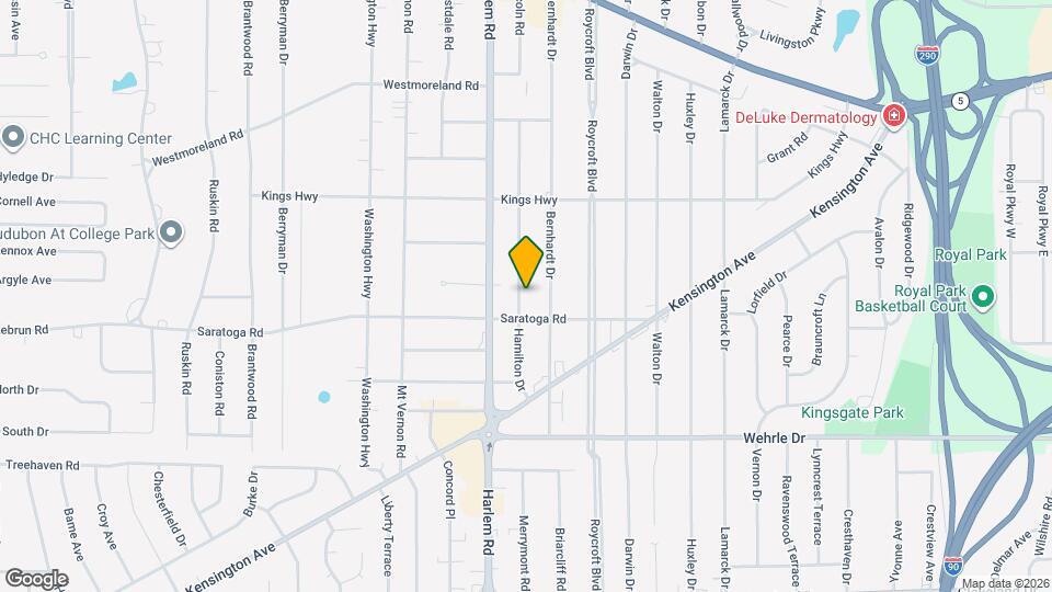 180 Hamilton Dr, Unit Lower Map and Location Details