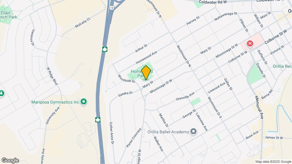 406 Mary St Map and Location Details