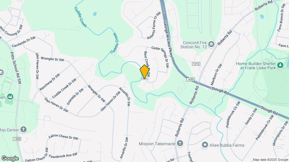 3866 Bent Creek Dr SW Map and Location Details