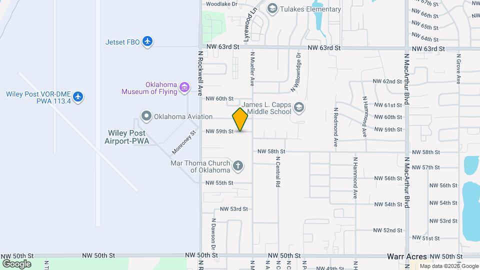 6808 NW 59th St Map and Location Details