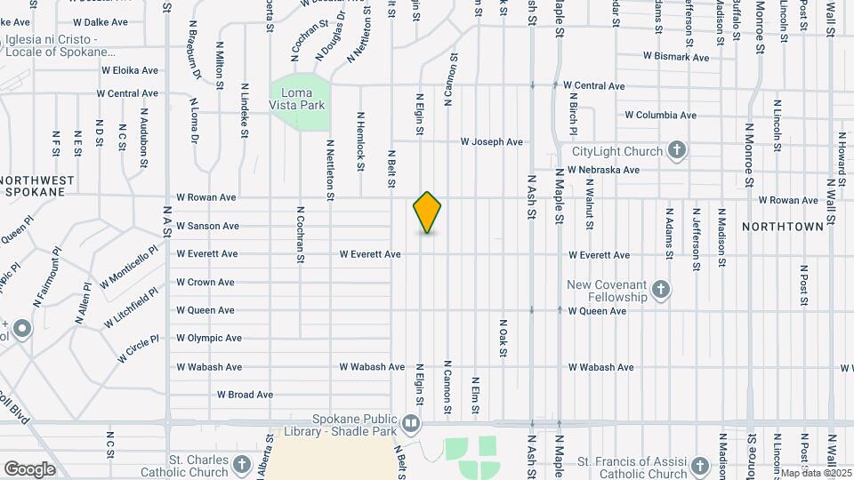 5314 N Elgin St Map and Location Details