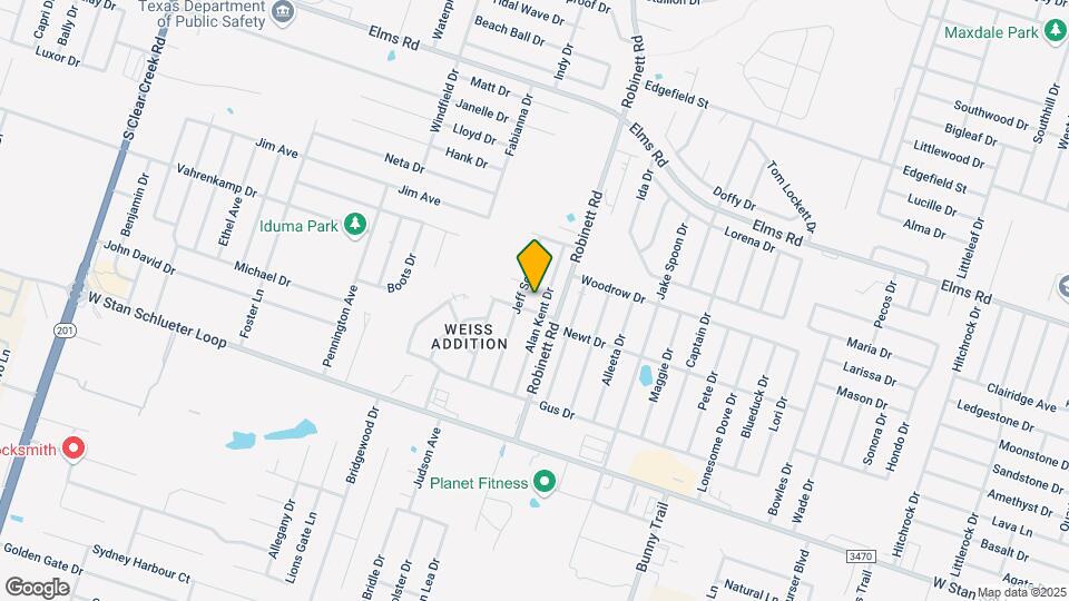 4207 Alan Kent Dr Map and Location Details