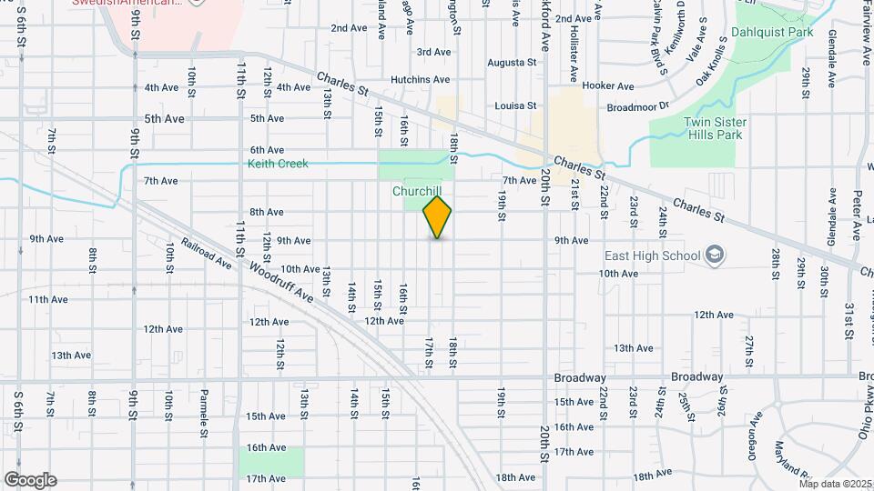 1002 17th St Map and Location Details