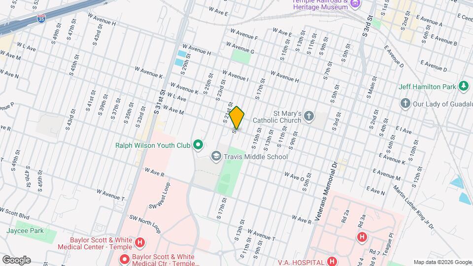 1301 S 19th St Mapa y Detalles de la Ubicación