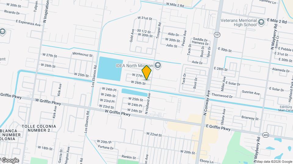 806 W 26th St Map and Location Details