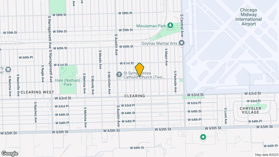 6156-6158 S Monitor Ave Mapa y Detalles de la Ubicación