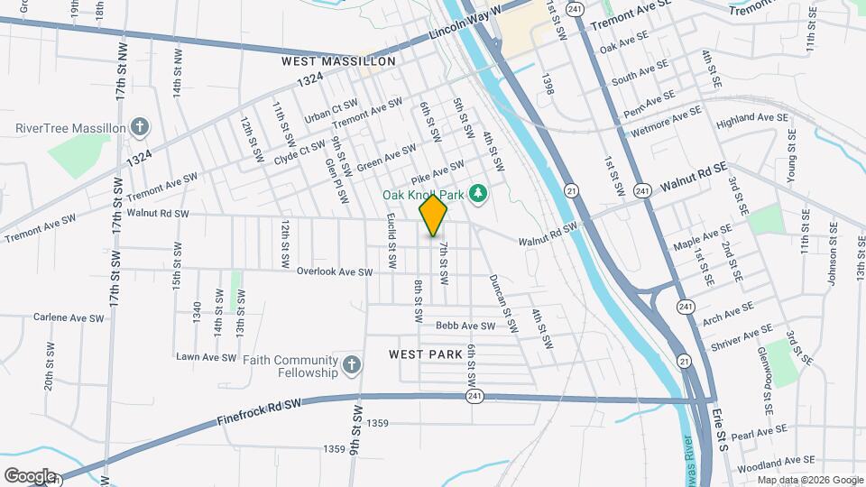 716 Spruce Ave SW Map and Location Details