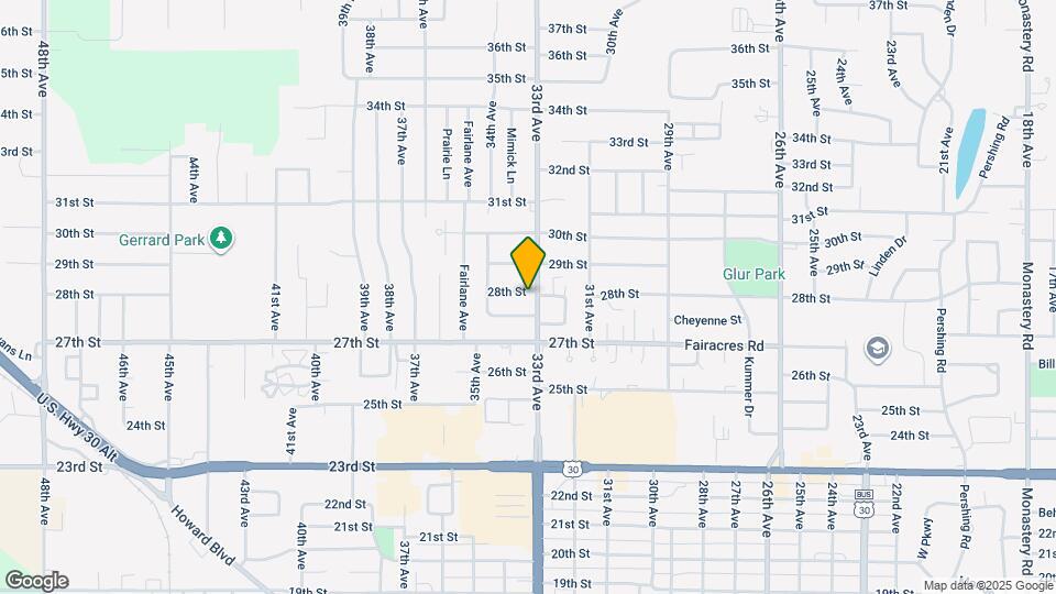 2778 33rd Ave Map and Location Details