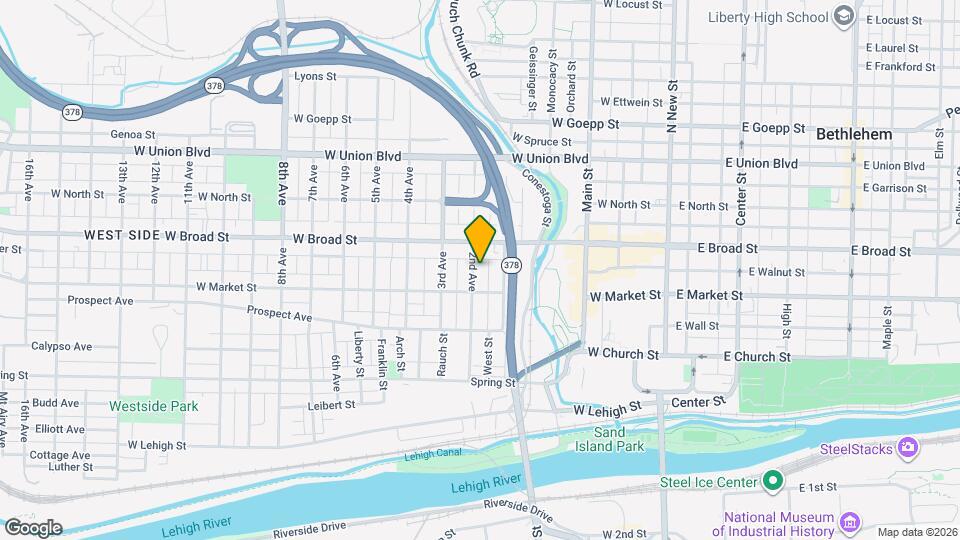 524 2nd Ave, Unit Apartment 1 Map and Location Details