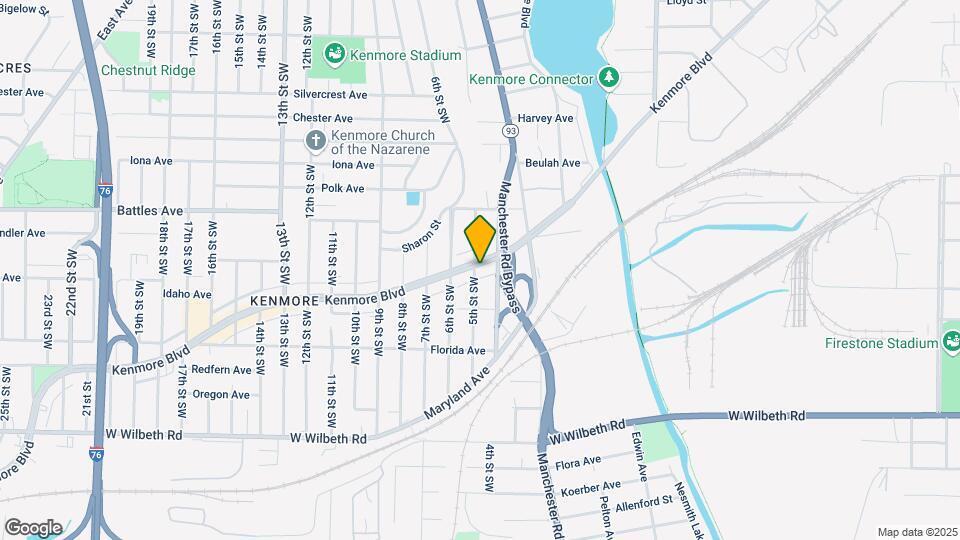 698 Kenmore Blvd Map and Location Details