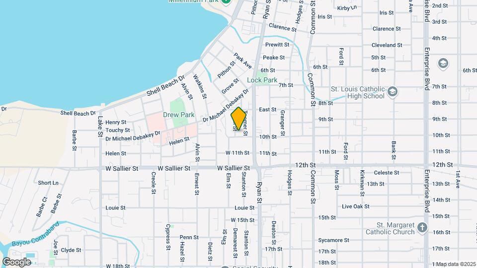 1751 Elm St Mapa y Detalles de la Ubicación