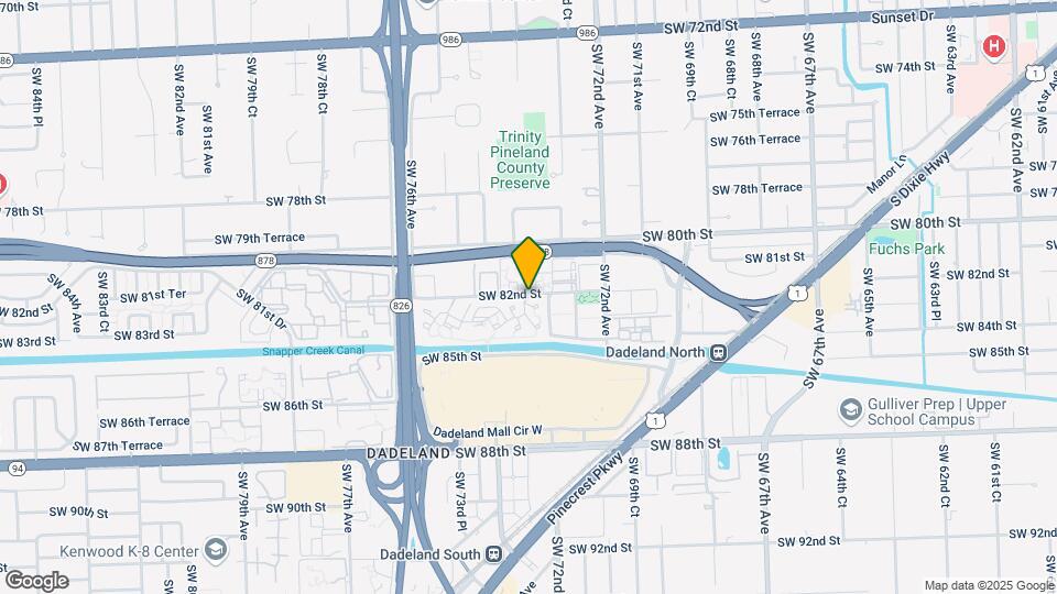 7368 SW 82nd St Map and Location Details