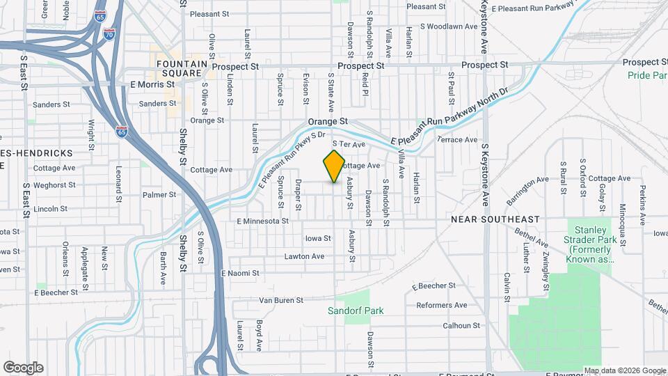 1543 S State Ave Map and Location Details