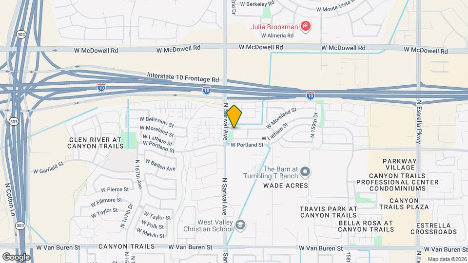 16255 W Moreland St Map and Location Details