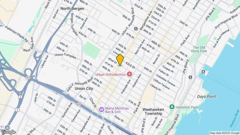4114 Bergenline Ave Map and Location Details