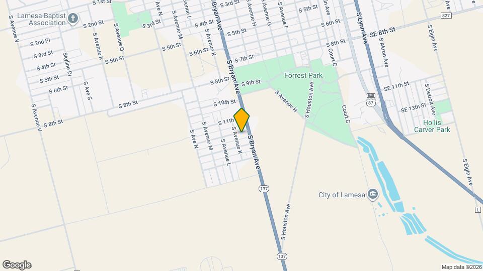 1105 S 12th St Map and Location Details