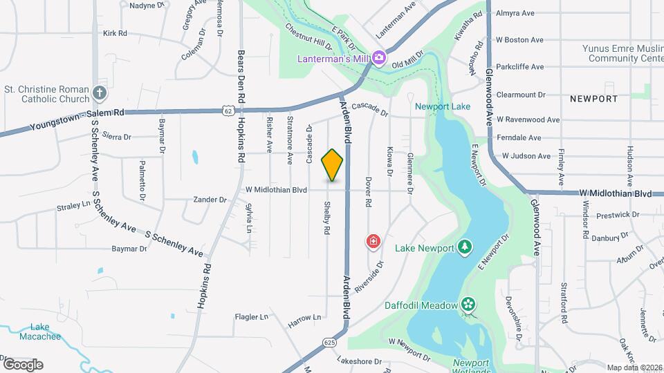 3639 Shelby Rd Map and Location Details