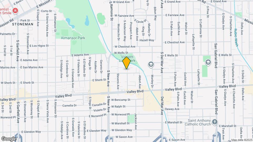 1419 Prospect Ave Mapa y Detalles de la Ubicación