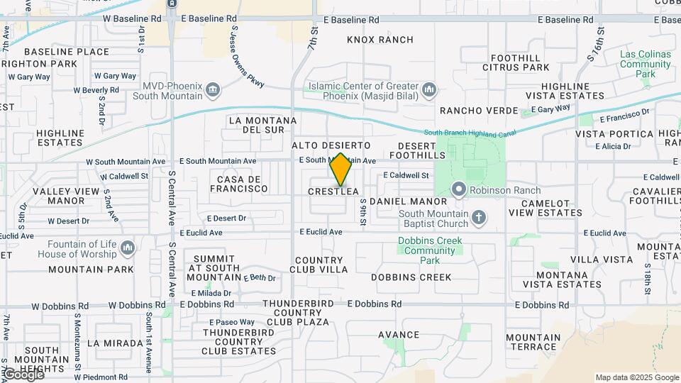 818 E Ardmore Rd Map and Location Details