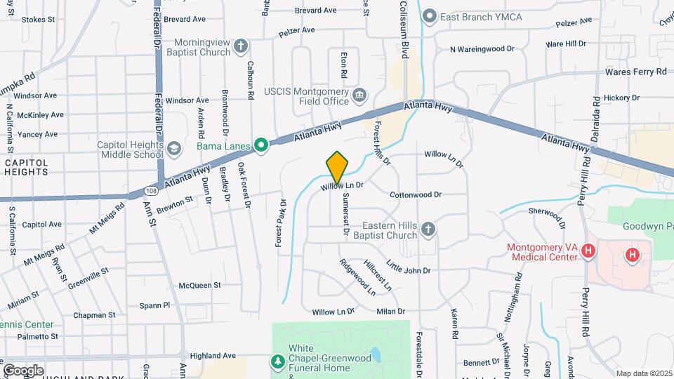 3278 Willow Ln Dr Map and Location Details