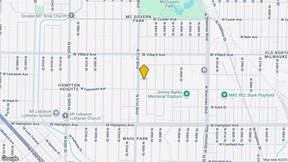 5041 N 50th St Map and Location Details