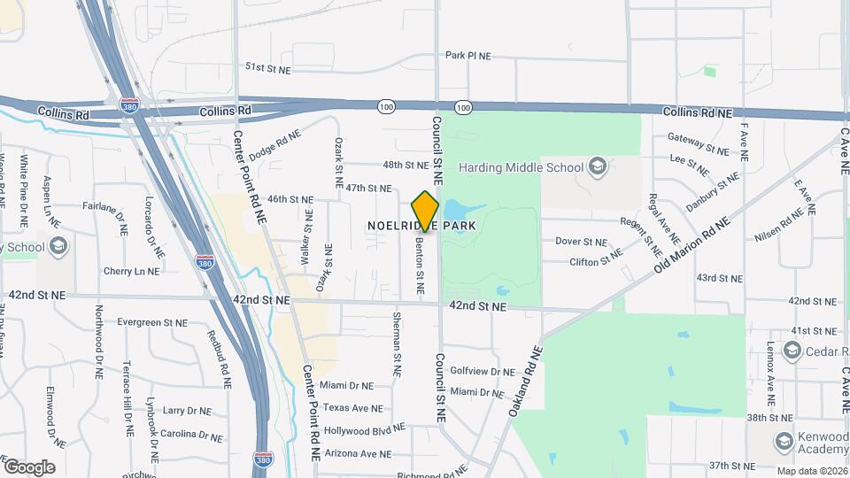 4424 Benton St NE Map and Location Details
