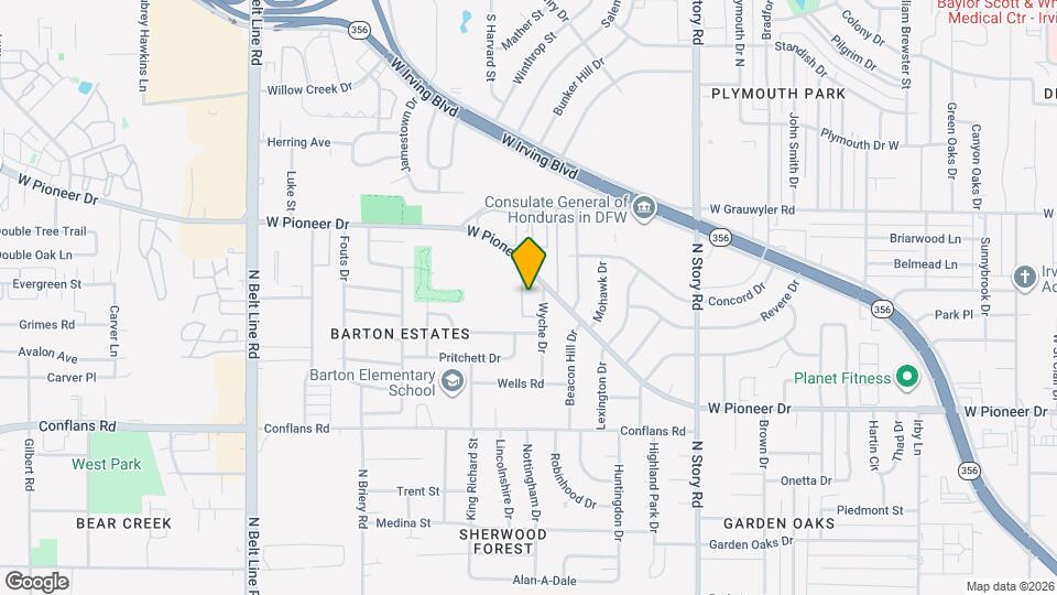 2800 W Pioneer Dr Map and Location Details