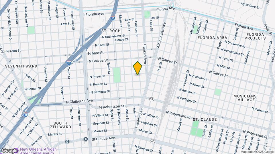1832 Painters St, Unit Back Mapa y Detalles de la Ubicación