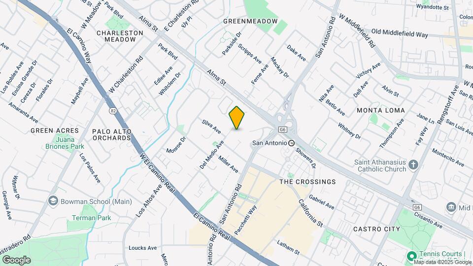 183 Del Medio Ave, Unit 210 Map and Location Details