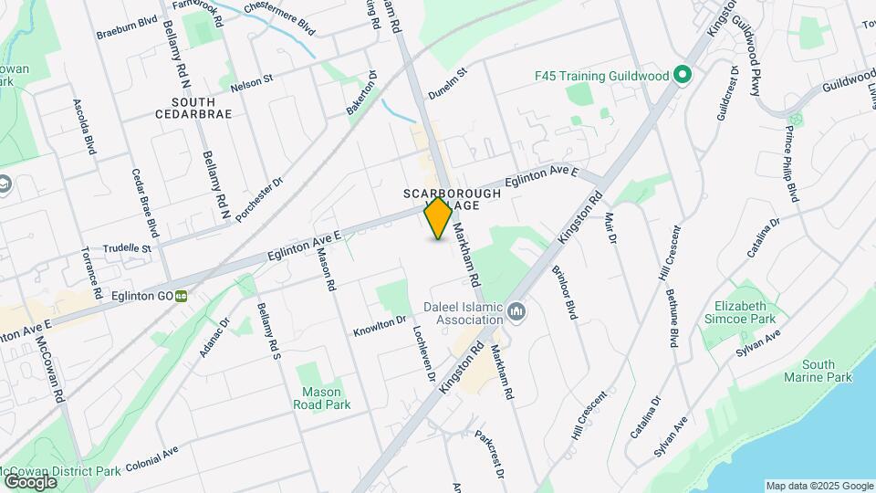 180 Markham Rd Map and Location Details