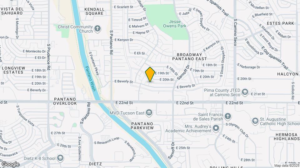 8131 E Beverly St Map and Location Details