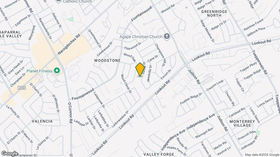 5543 Sunup Dr Map and Location Details