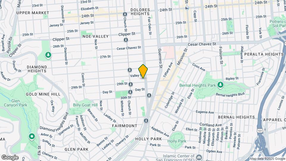 1592 Dolores St Map and Location Details